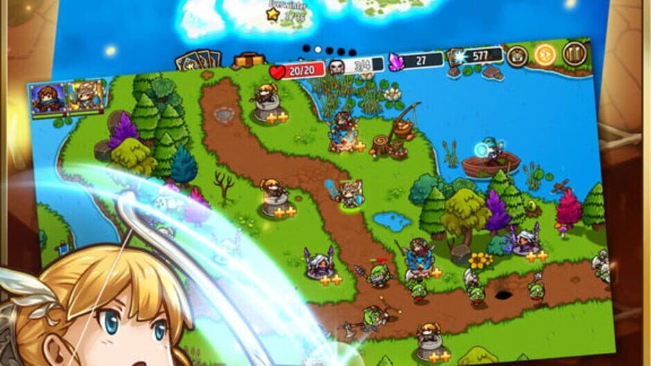 Crazy Defense Heroes screenshot