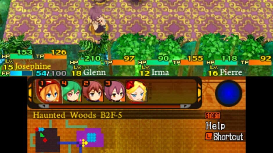 Etrian Mystery Dungeon screenshot