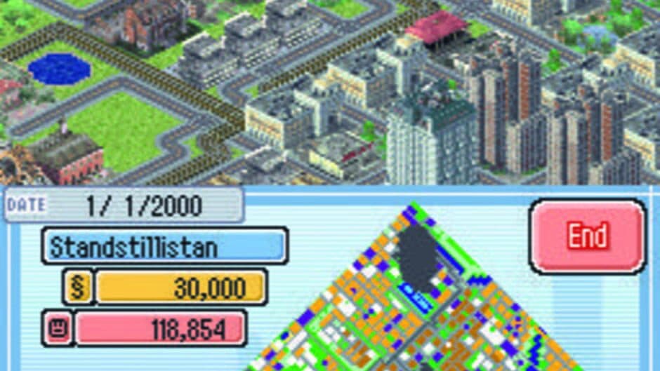 SimCity DS screenshot