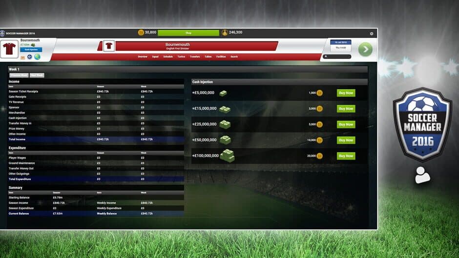 Soccer Manager screenshot