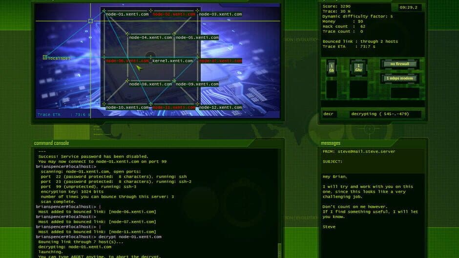 Hacker Evolution: Untold screenshot