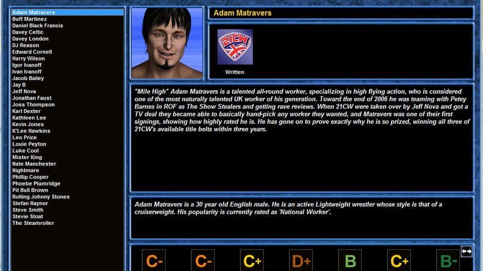 Total Extreme Wrestling 2010 screenshot