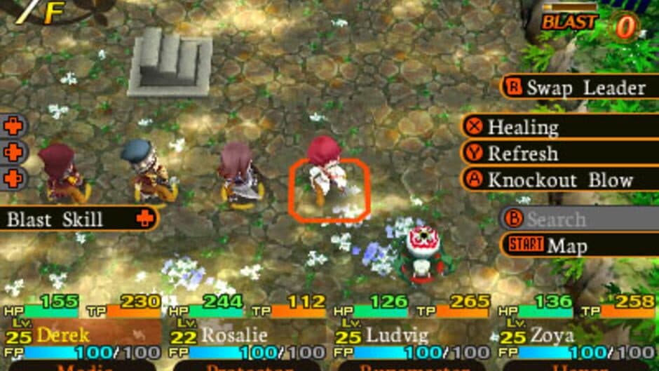 Etrian Mystery Dungeon screenshot