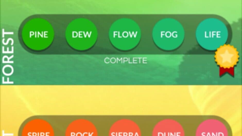 Wordscapes screenshot