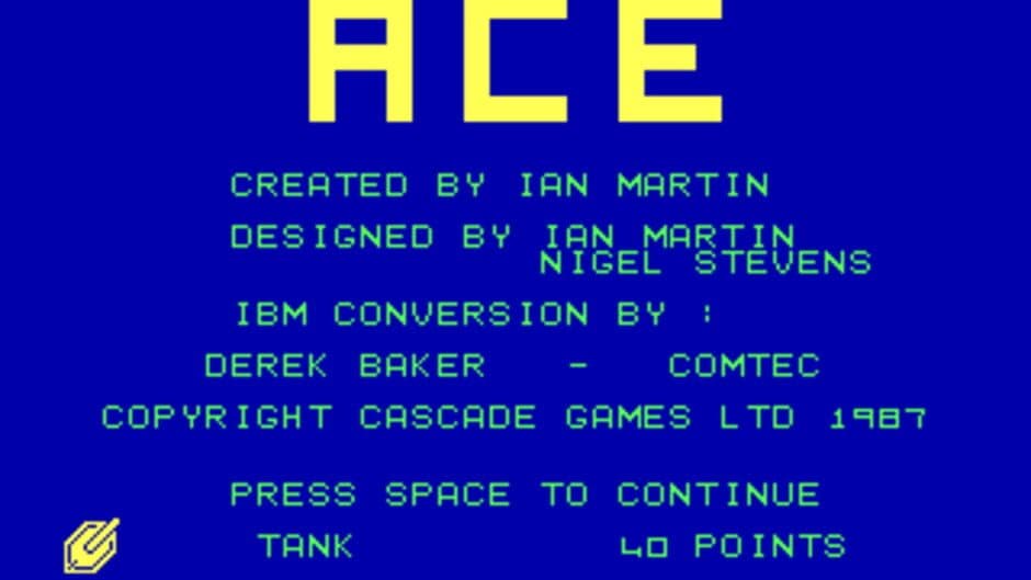 ACE screenshot