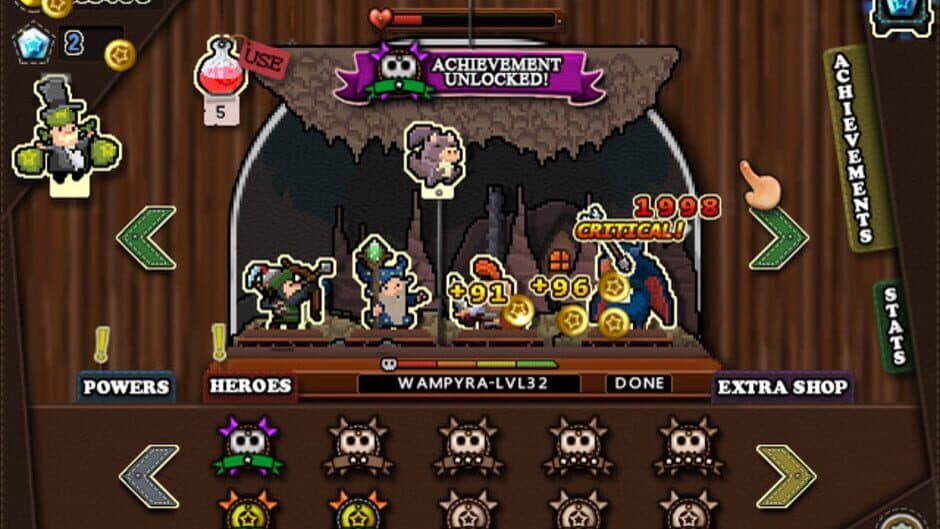 Tap Heroes screenshot