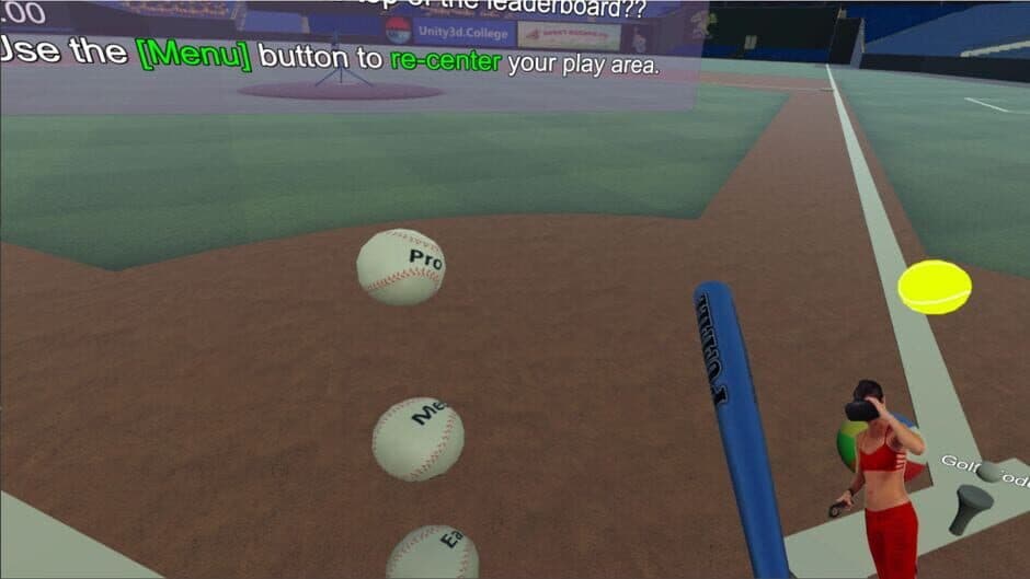 VR Baseball - Home Run Competition screenshot