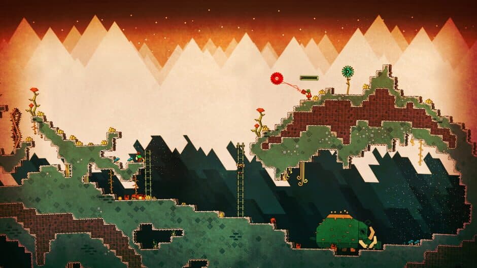 PixelJunk Nom Nom Galaxy screenshot