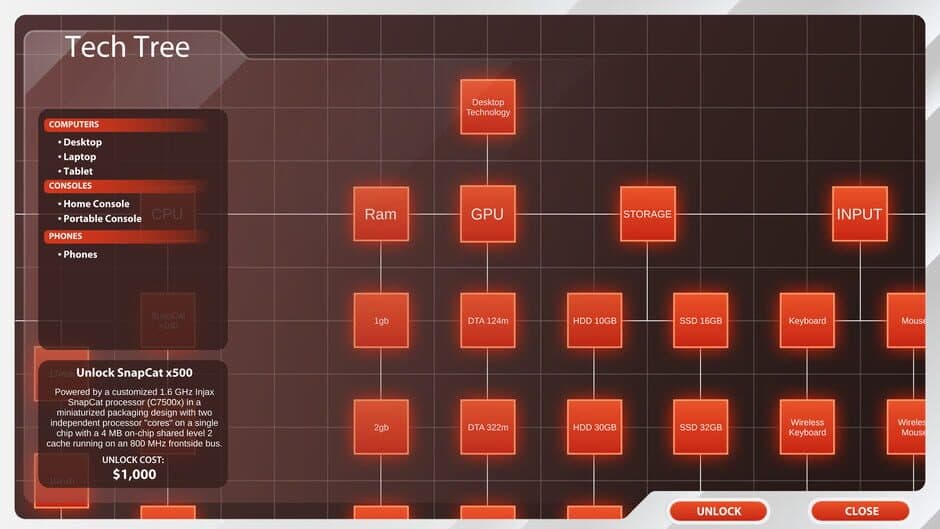 Tech Corp. screenshot