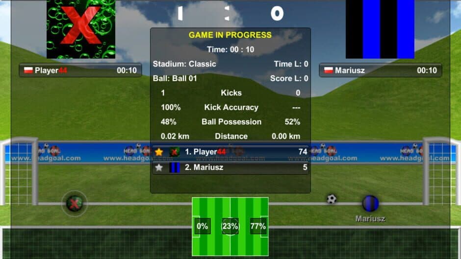 Head Goal: Soccer Online screenshot