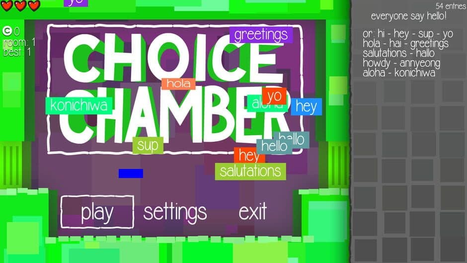 Choice Chamber screenshot