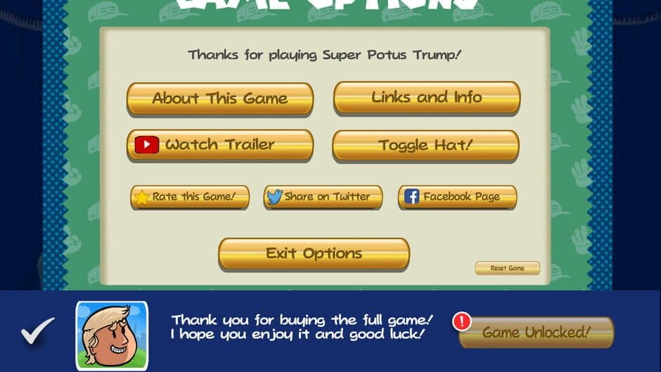 Super POTUS Trump screenshot