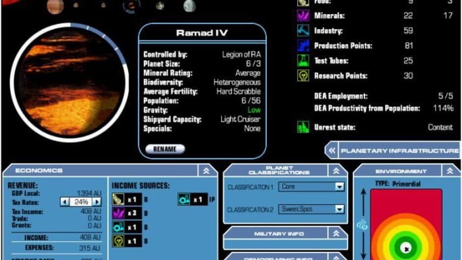 Master of Orion III screenshot