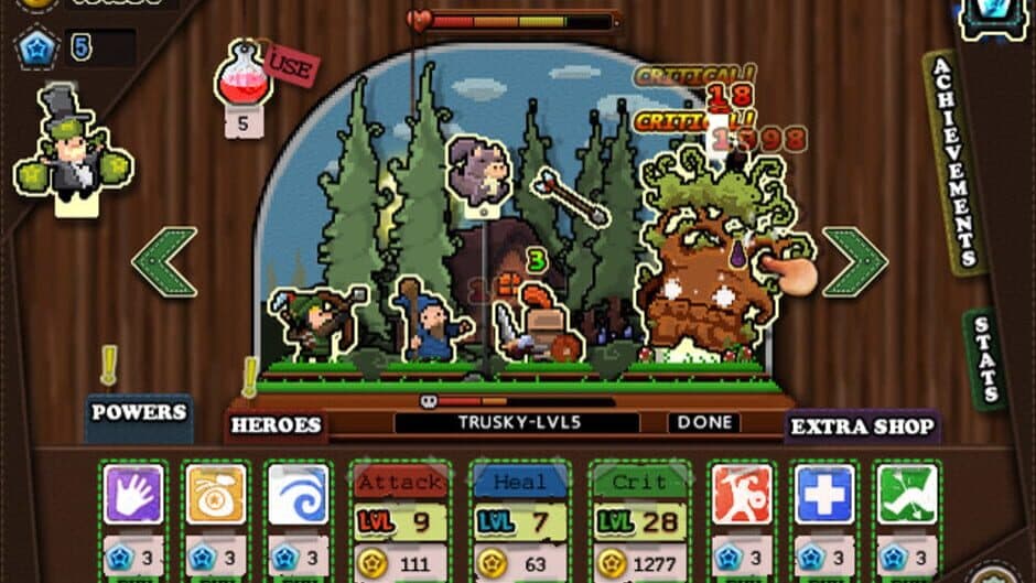 Tap Heroes screenshot