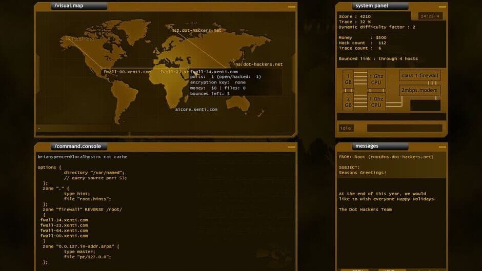 Hacker Evolution screenshot
