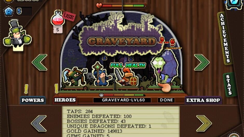Tap Heroes screenshot