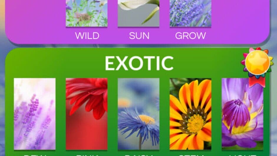 Word Flowers screenshot