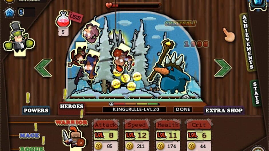 Tap Heroes screenshot