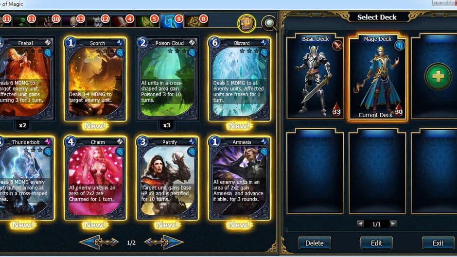 Age of Magic CCG screenshot