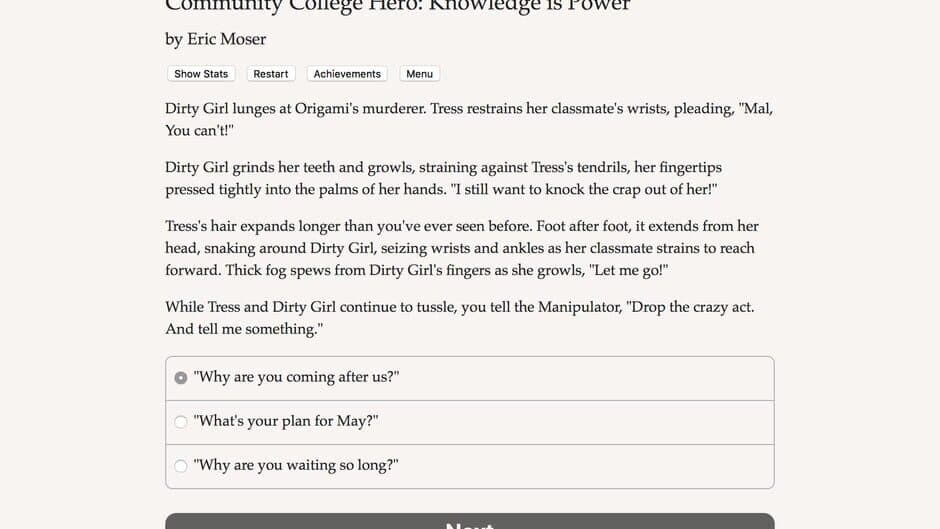 Community College Hero: Knowledge is Power screenshot