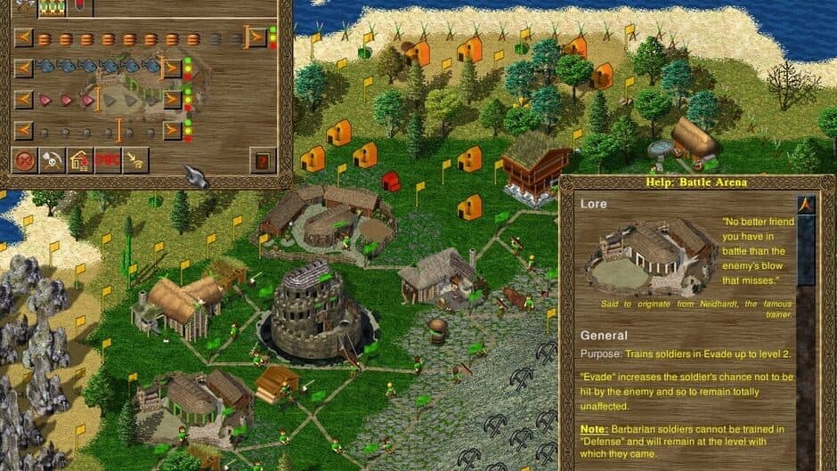 Widelands screenshot