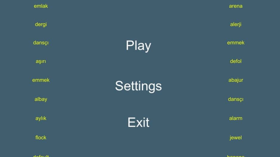 Word Typing Game screenshot