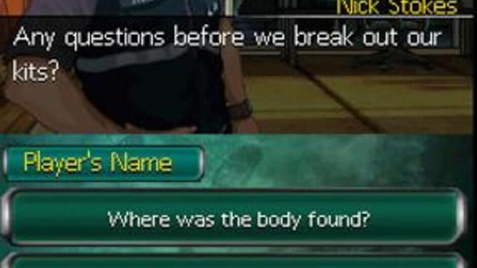 CSI: Unsolved screenshot