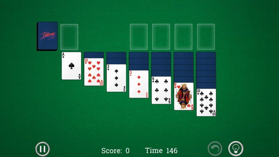 Interplay Klondike Solitaire screenshot