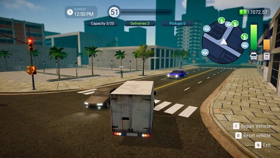 Parcel Delivery Simulator screenshot