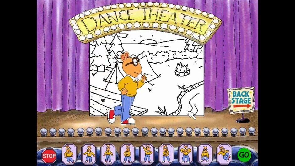 Arthur's Thinking Games screenshot