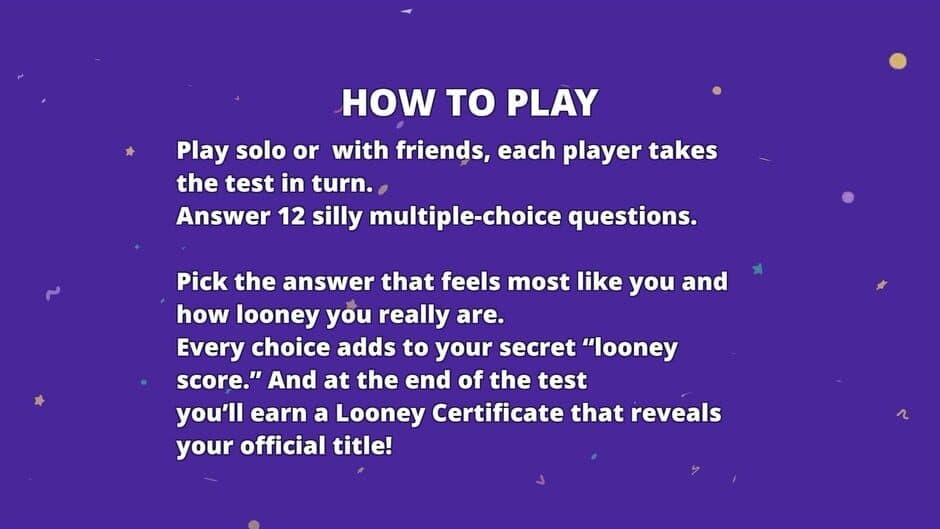 Looney Test screenshot