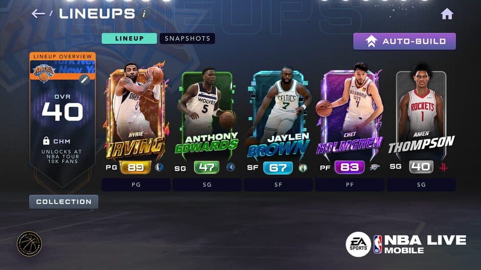 NBA Live Mobile screenshot