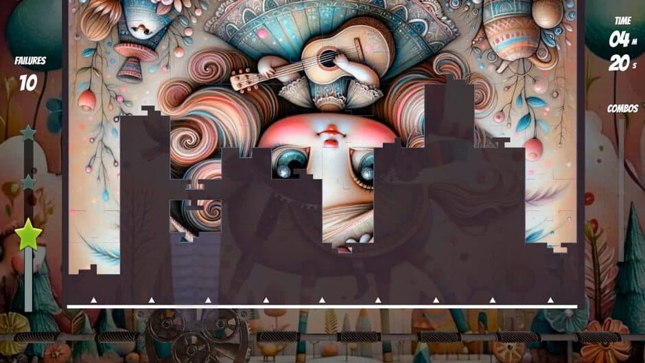 TetroMosaic, Unicorn screenshot