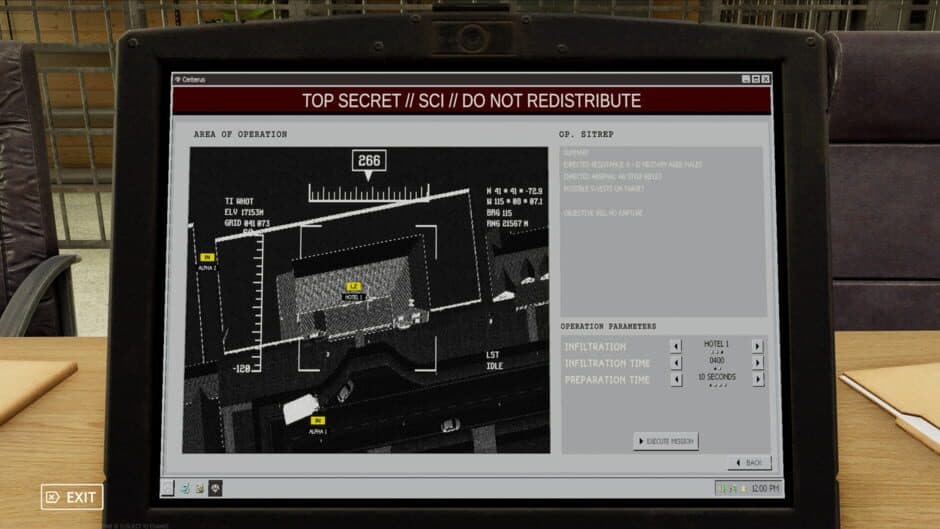 Operator screenshot