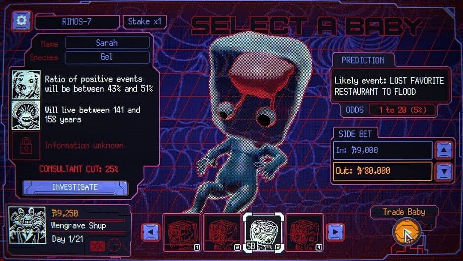 Space Warlord Baby Trading Simulator screenshot