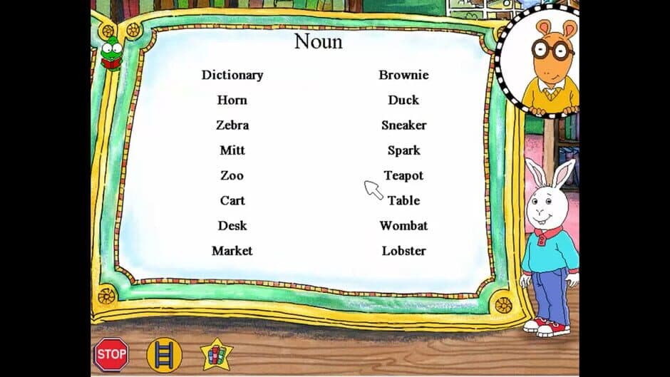 Arthur's Reading Games screenshot