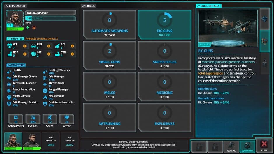 Humanity Echo: Cyberpunk Tactical RPG screenshot