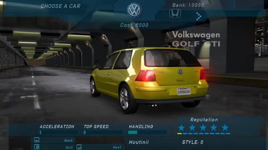 Need for Speed: Underground screenshot