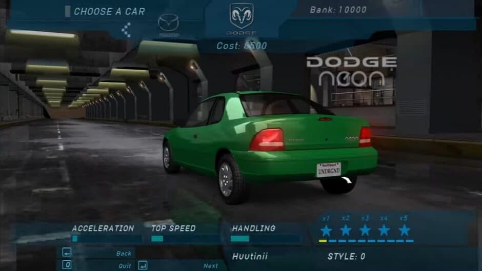Need for Speed: Underground screenshot