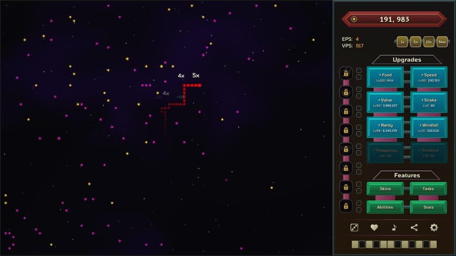 Auto Snakes in Outer Space screenshot
