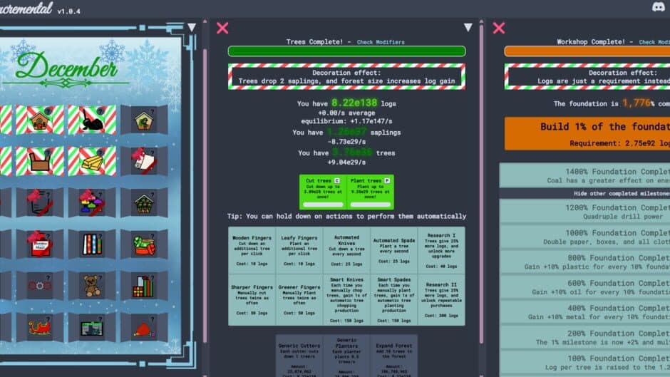Advent Incremental screenshot