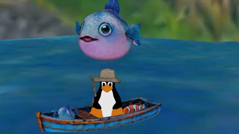 Tux Fishing screenshot