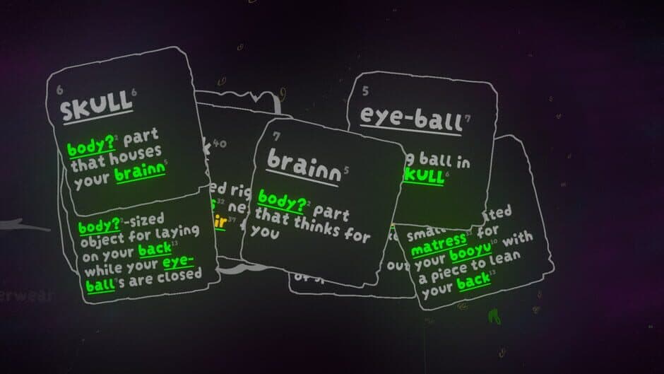 Nick's Recursive Videogame About Deciphering Word Puzzles to Discover Your Identity and Redefine the Universe! screenshot