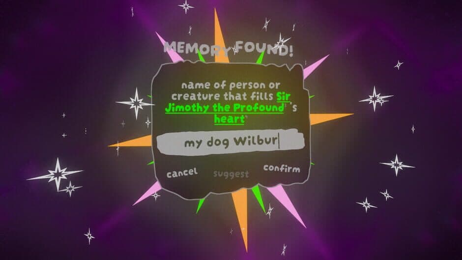 Nick's Recursive Videogame About Deciphering Word Puzzles to Discover Your Identity and Redefine the Universe! screenshot