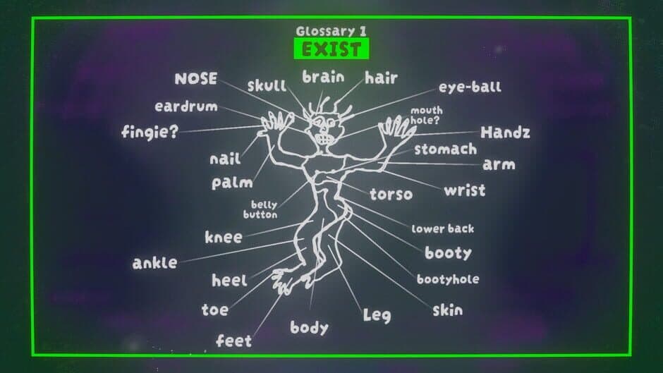 Nick's Recursive Videogame About Deciphering Word Puzzles to Discover Your Identity and Redefine the Universe! screenshot
