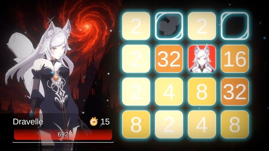 Battle Puzzle 2048: Queens of the Abyss screenshot