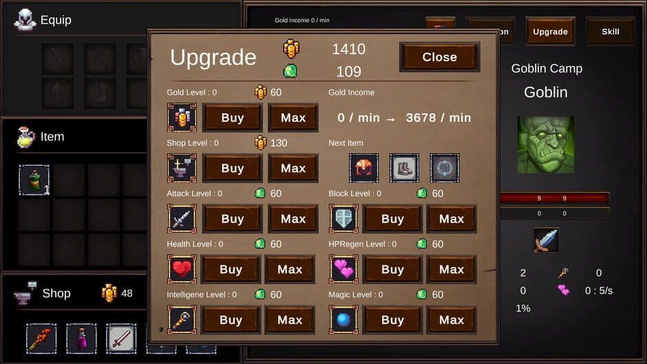 Magic Hero Incremental screenshot
