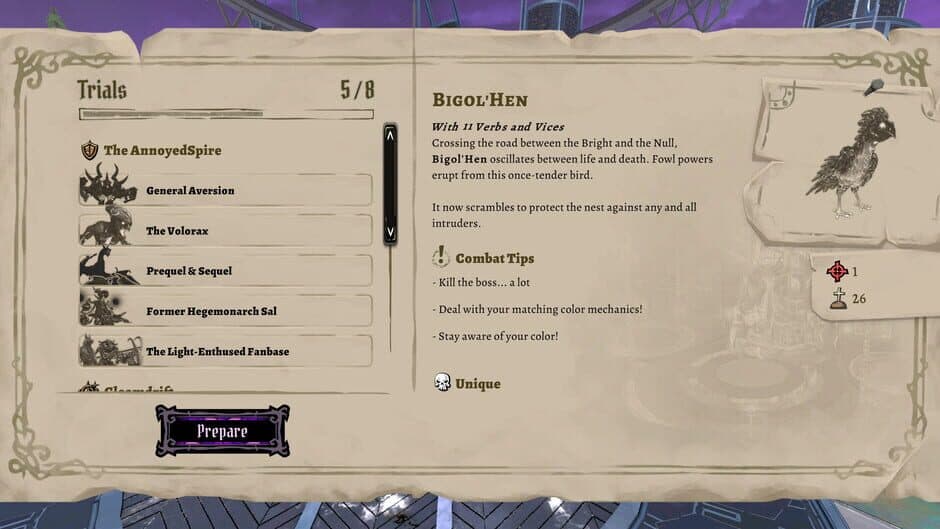 Vellum: Raid Night Study Hall screenshot