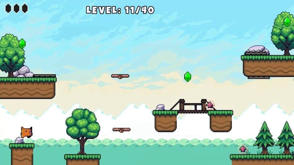 Meow and the Diamond Jump screenshot