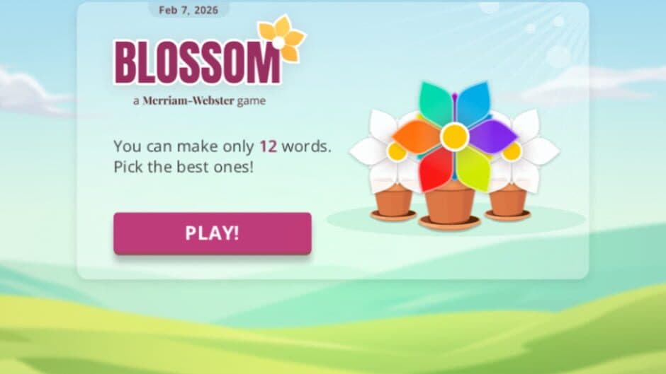Blossom screenshot